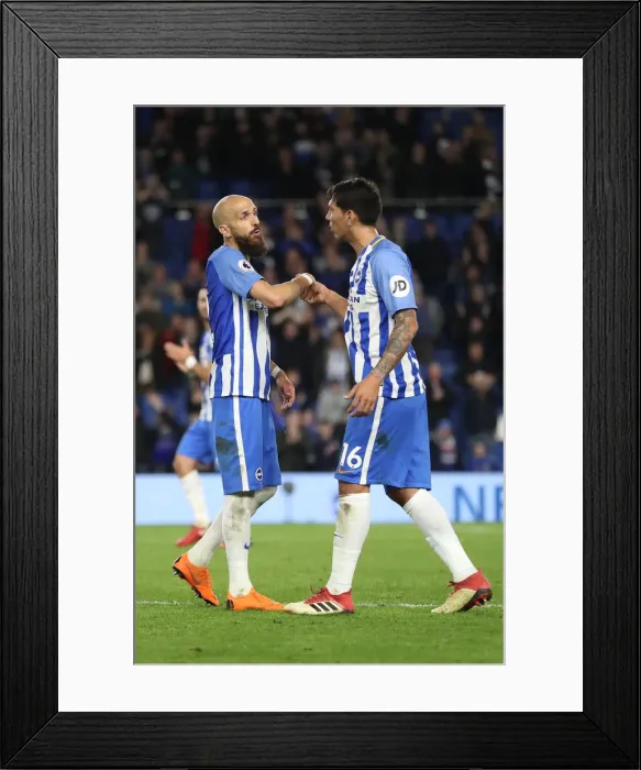 Framed Print : Premier League Showdown: Brighton & Hove Albion vs. Tottenham Hotspur (17APR18)