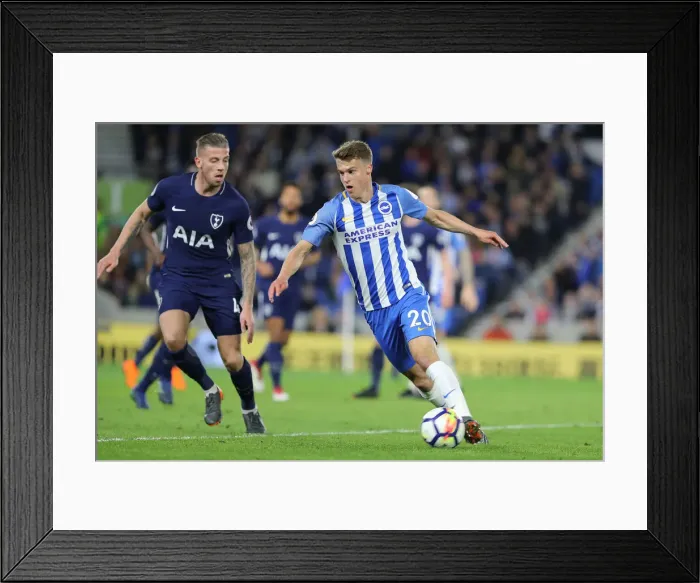 Framed Print : Intense Midfield Rivalry: March vs Alderweireld in Brighton & Hove Albion vs Tottenham Hotspur (17APR18) Framed Print : Intense Midfield Rivalry: March vs Alderweireld in Brighton & Hove Albion vs Tottenham Hotspur (17APR18)