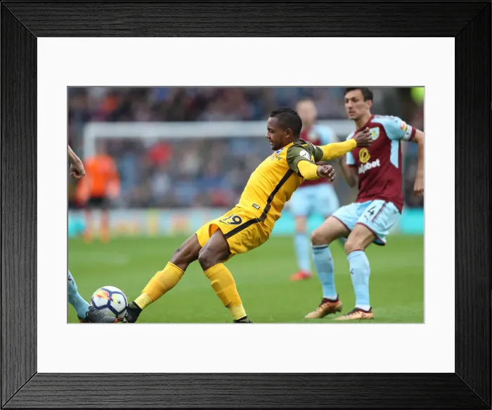 Framed Print : Premier League Showdown: Burnley vs. Brighton and Hove Albion at Turf Moor (28APR18) Framed Print : Premier League Showdown: Burnley vs. Brighton and Hove Albion at Turf Moor (28APR18)