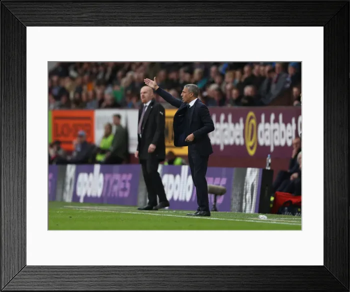 Framed Print : Intense Premier League Showdown: Burnley vs. Brighton and Hove Albion at Turf Moor (28APR18) Framed Print : Intense Premier League Showdown: Burnley vs. Brighton and Hove Albion at Turf Moor (28APR18)