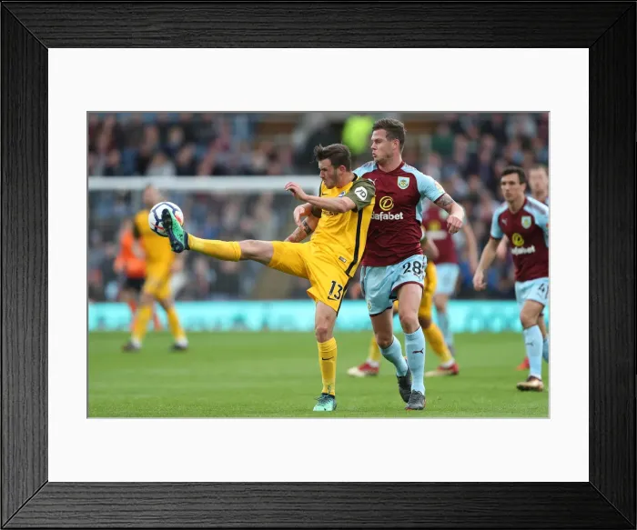 Framed Print : Premier League Showdown: Burnley vs. Brighton and Hove Albion at Turf Moor (28APR18) Framed Print : Premier League Showdown: Burnley vs. Brighton and Hove Albion at Turf Moor (28APR18)