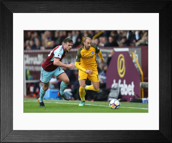 Framed Print : Premier League Showdown: Burnley vs. Brighton and Hove Albion at Turf Moor (28APR18) Framed Print : Premier League Showdown: Burnley vs. Brighton and Hove Albion at Turf Moor (28APR18)