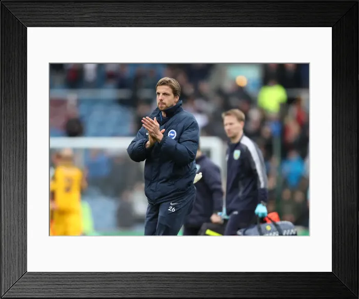 Framed Print : Premier League Showdown: Burnley vs. Brighton and Hove Albion at Turf Moor (28APR18) Framed Print : Premier League Showdown: Burnley vs. Brighton and Hove Albion at Turf Moor (28APR18)