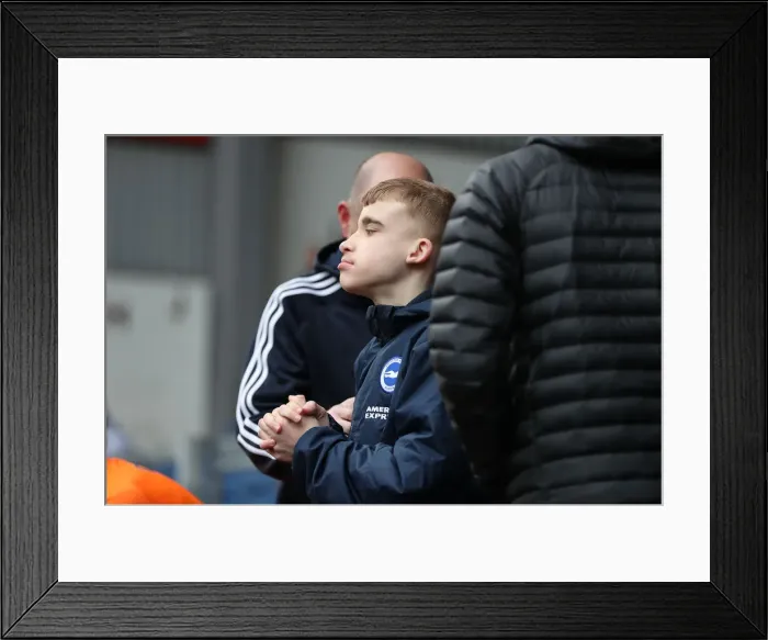 Framed Print : Battle at Turf Moor: Premier League Clash Between Burnley and Brighton & Hove Albion (28APR18) Framed Print : Battle at Turf Moor: Premier League Clash Between Burnley and Brighton & Hove Albion (28APR18)
