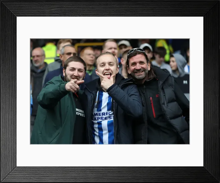 Framed Print : Premier League Showdown: Burnley vs. Brighton & Hove Albion at Turf Moor (28APR18)