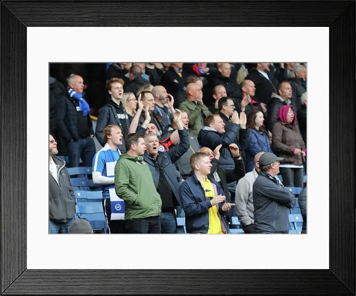 Framed Print : Premier League Showdown: Burnley vs. Brighton and Hove Albion at Turf Moor (28APR18) Framed Print : Premier League Showdown: Burnley vs. Brighton and Hove Albion at Turf Moor (28APR18)