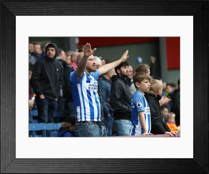 Framed Print : Premier League Showdown: Burnley vs. Brighton & Hove Albion at Turf Moor (28APR18) Framed Print : Premier League Showdown: Burnley vs. Brighton & Hove Albion at Turf Moor (28APR18)