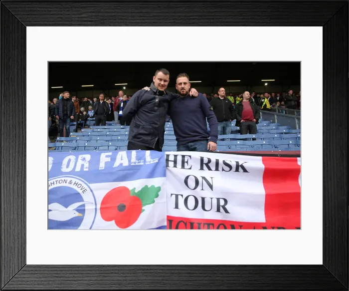 Framed Print : Premier League Showdown: Burnley vs. Brighton & Hove Albion at Turf Moor (28APR18) Framed Print : Premier League Showdown: Burnley vs. Brighton & Hove Albion at Turf Moor (28APR18)