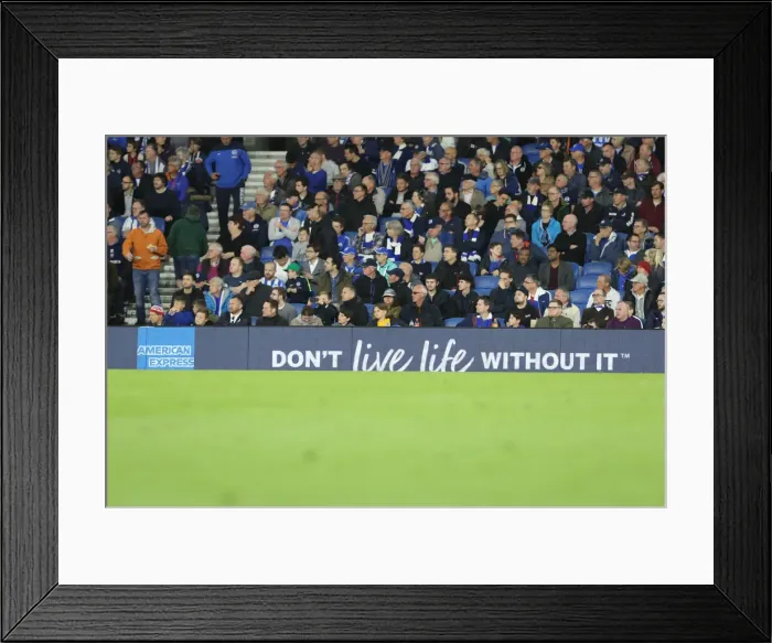 Framed Print : Brighton and Hove Albion vs Manchester United: Premier League Showdown at American Express Community Stadium (04.05.2018) Framed Print : Brighton and Hove Albion vs Manchester United: Premier League Showdown at American Express Community Stadium (04.05.2018)