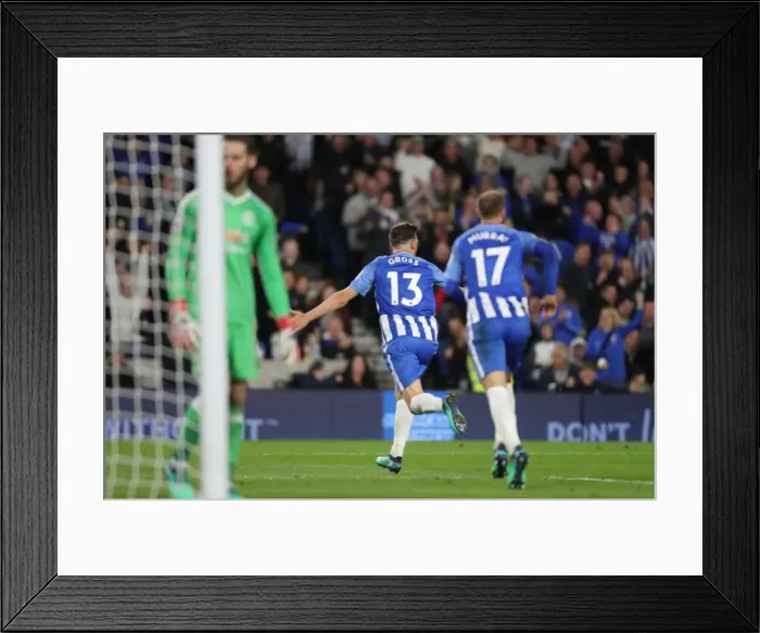 Framed Print : Brighton and Hove Albion vs Manchester United: Premier League Showdown at American Express Community Stadium (04.05.18) Framed Print : Brighton and Hove Albion vs Manchester United: Premier League Showdown at American Express Community Stadium (04.05.18)