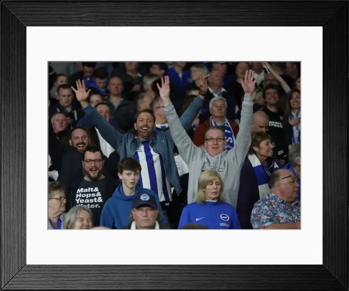Framed Print : Brighton and Hove Albion vs Manchester United: Premier League Showdown at American Express Community Stadium (04.05.2018) Framed Print : Brighton and Hove Albion vs Manchester United: Premier League Showdown at American Express Community Stadium (04.05.2018)