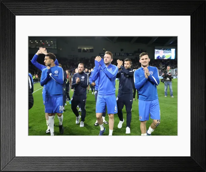Framed Print : Brighton and Hove Albion vs Manchester United: A Premier League Battle at American Express Community Stadium (04.05.2018) Framed Print : Brighton and Hove Albion vs Manchester United: A Premier League Battle at American Express Community Stadium (04.05.2018)