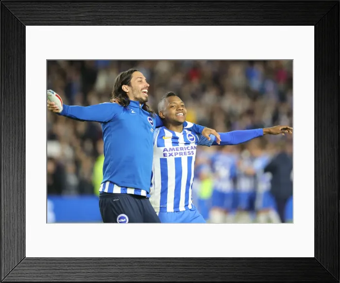 Framed Print : Brighton and Hove Albion vs Manchester United: Premier League Showdown at American Express Community Stadium (04.05.2018) Framed Print : Brighton and Hove Albion vs Manchester United: Premier League Showdown at American Express Community Stadium (04.05.2018)
