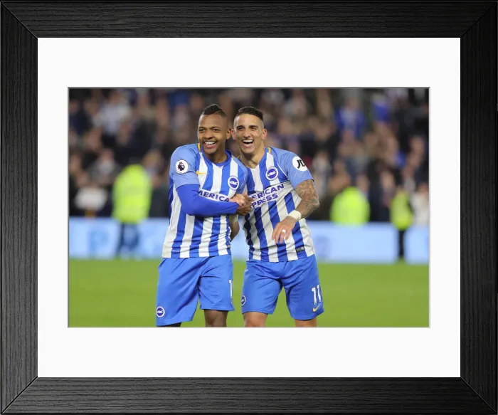 Framed Print : Brighton and Hove Albion vs Manchester United: Premier League Showdown at American Express Community Stadium (04.05.18) Framed Print : Brighton and Hove Albion vs Manchester United: Premier League Showdown at American Express Community Stadium (04.05.18)