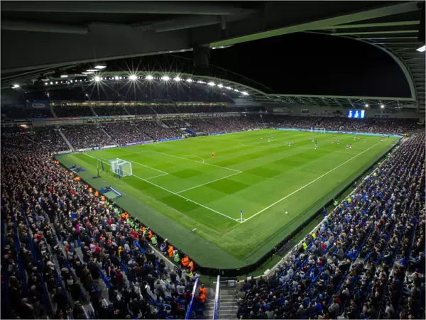 Brighton and Hove Albion vs Manchester United: Intense Premier League Clash at The Amex Stadium (04MAY18)