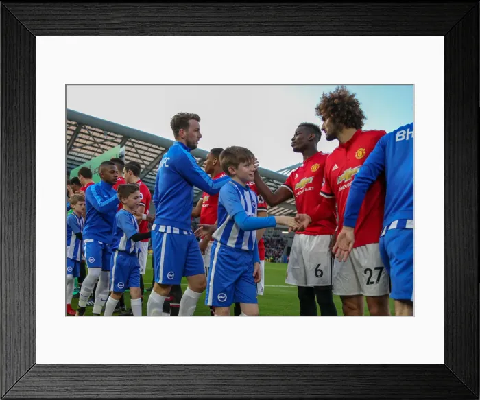 Framed Print : Mascots - Man Utd-2233 Framed Print : Mascots - Man Utd-2233