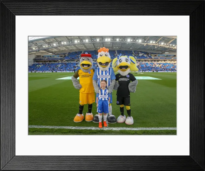 Framed Print : Mascots - Man Utd-9769 Framed Print : Mascots - Man Utd-9769