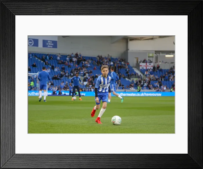 Framed Print : Mascots - Man Utd-9827 Framed Print : Mascots - Man Utd-9827