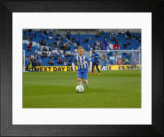Framed Print : Mascots - Man Utd-9843 Framed Print : Mascots - Man Utd-9843