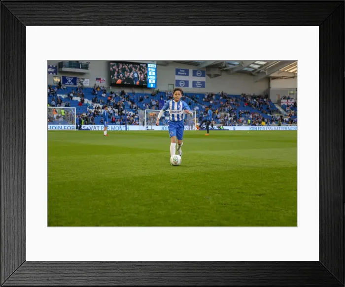 Framed Print : Mascots - Man Utd-9862 Framed Print : Mascots - Man Utd-9862