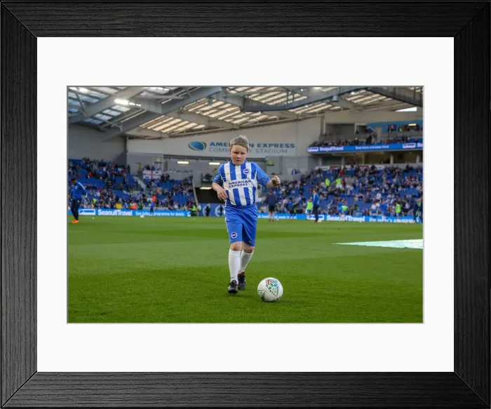Framed Print : Mascots - Man Utd-9872 Framed Print : Mascots - Man Utd-9872