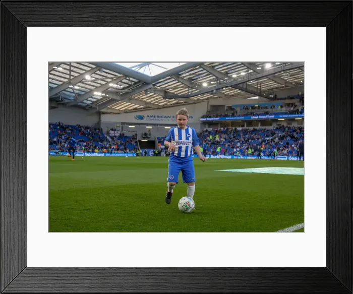 Framed Print : Mascots - Man Utd-9873 Framed Print : Mascots - Man Utd-9873
