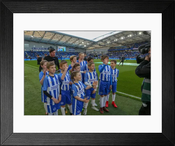 Framed Print : Mascots - Man Utd-9876 Framed Print : Mascots - Man Utd-9876