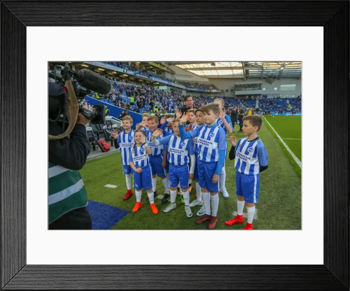 Framed Print : Mascots - Man Utd-9879 Framed Print : Mascots - Man Utd-9879