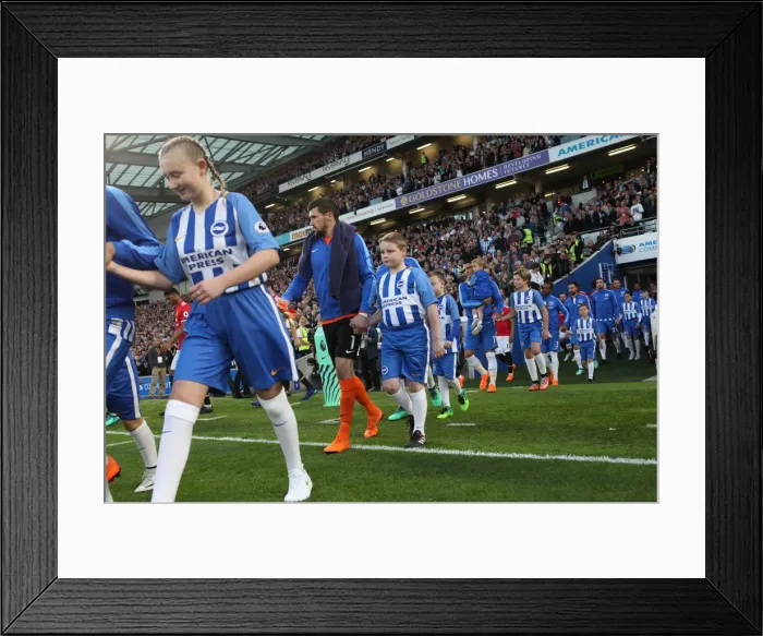 Framed Print : Mascots - Man Utd-9737-2 Framed Print : Mascots - Man Utd-9737-2
