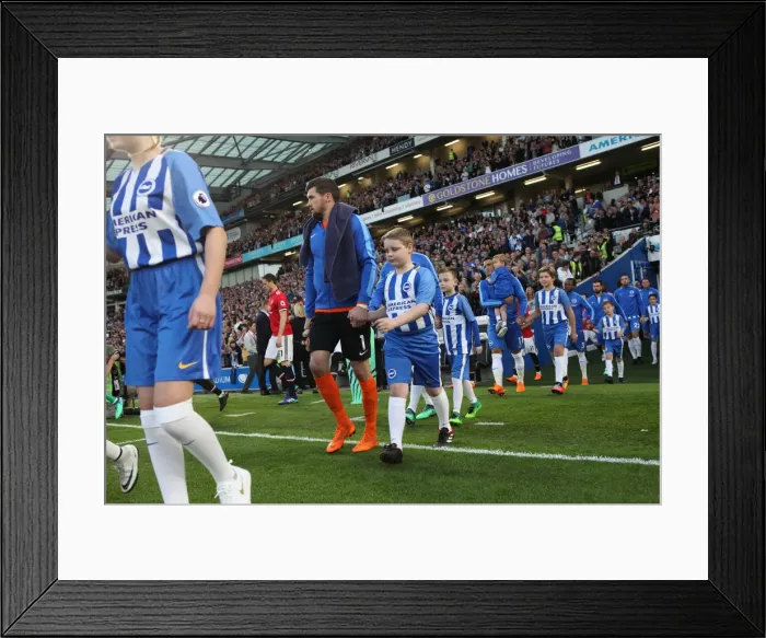 Framed Print : Mascots - Man Utd-9738-2 Framed Print : Mascots - Man Utd-9738-2