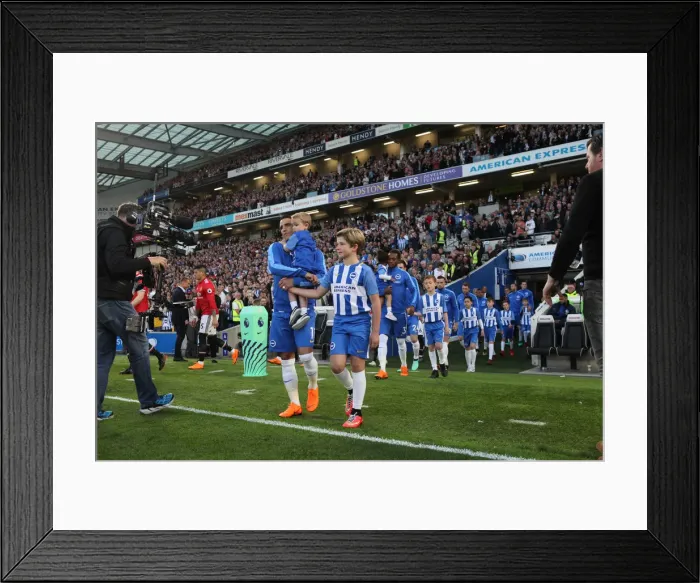 Framed Print : Mascots - Man Utd-9740-2 Framed Print : Mascots - Man Utd-9740-2