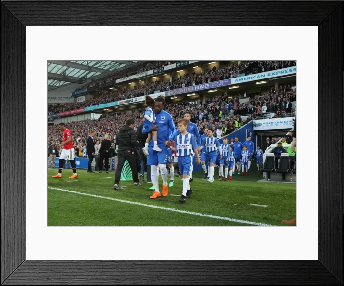 Framed Print : Mascots - Man Utd-9746-2 Framed Print : Mascots - Man Utd-9746-2