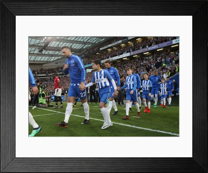 Framed Print : Mascots - Man Utd-9752-2 Framed Print : Mascots - Man Utd-9752-2