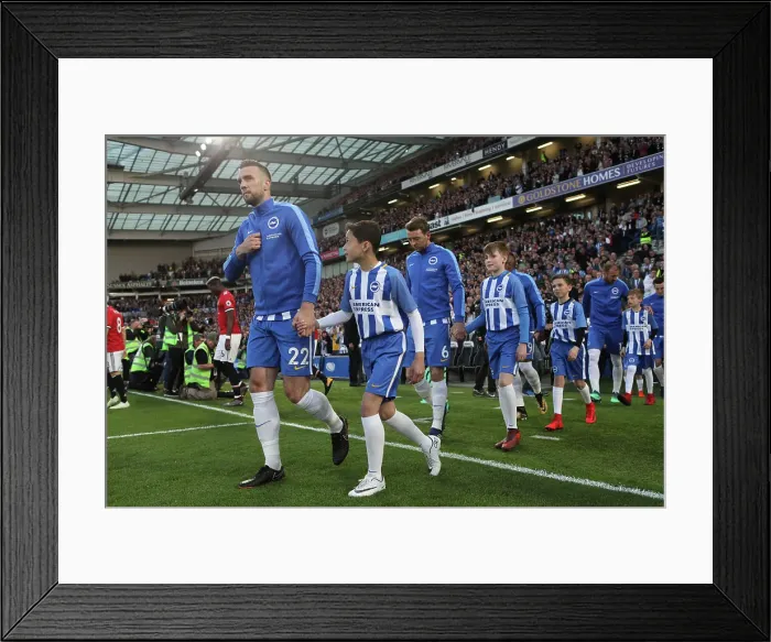 Framed Print : Mascots - Man Utd-9753-2 Framed Print : Mascots - Man Utd-9753-2