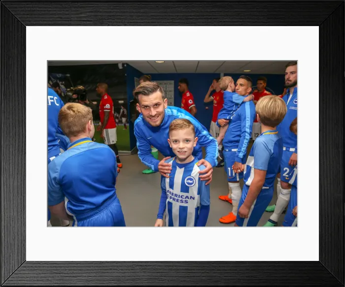 Framed Print : Mascots - Man Utd-9926 Framed Print : Mascots - Man Utd-9926