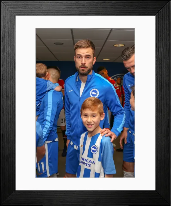 Framed Print : Mascots - Man Utd-9929 Framed Print : Mascots - Man Utd-9929