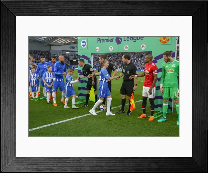 Framed Print : Mascots - Man Utd-9942 Framed Print : Mascots - Man Utd-9942