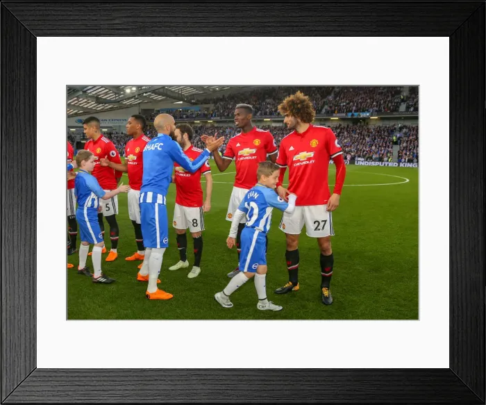 Framed Print : Mascots - Man Utd-9943 Framed Print : Mascots - Man Utd-9943