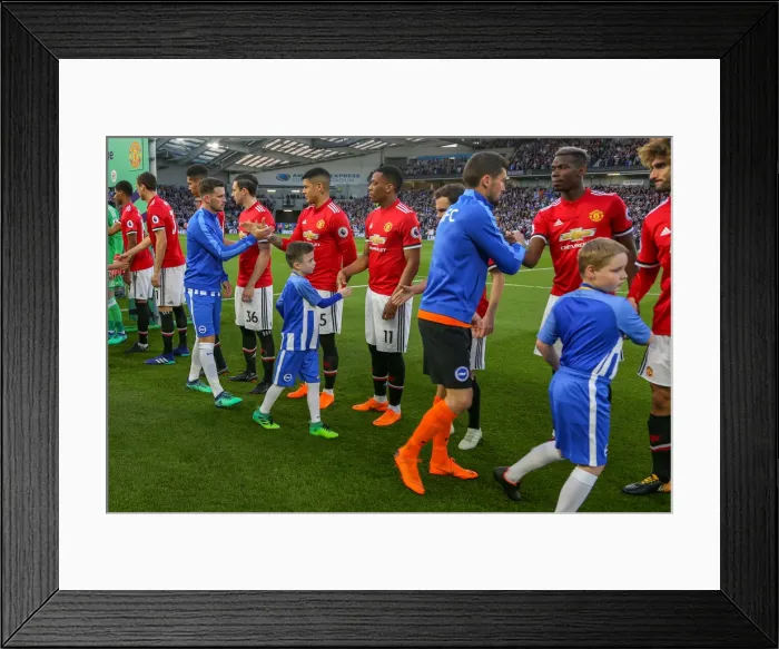 Framed Print : Mascots - Man Utd-9946 Framed Print : Mascots - Man Utd-9946