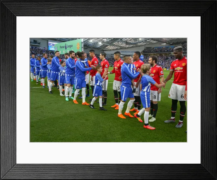 Framed Print : Mascots - Man Utd-9951 Framed Print : Mascots - Man Utd-9951