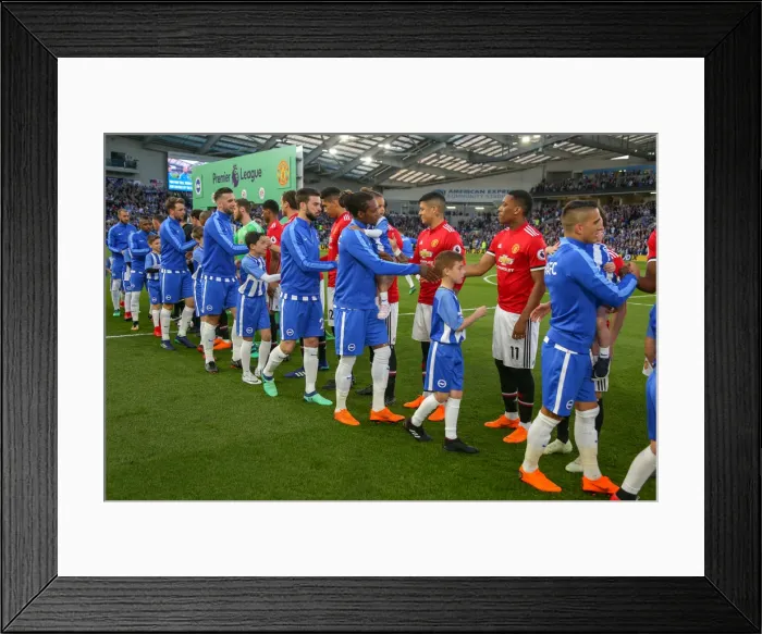 Framed Print : Mascots - Man Utd-9952 Framed Print : Mascots - Man Utd-9952
