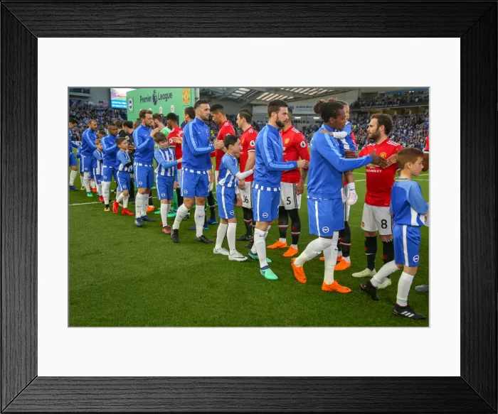 Framed Print : Mascots - Man Utd-9954 Framed Print : Mascots - Man Utd-9954
