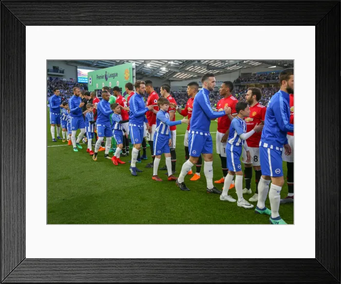Framed Print : Mascots - Man Utd-9956 Framed Print : Mascots - Man Utd-9956
