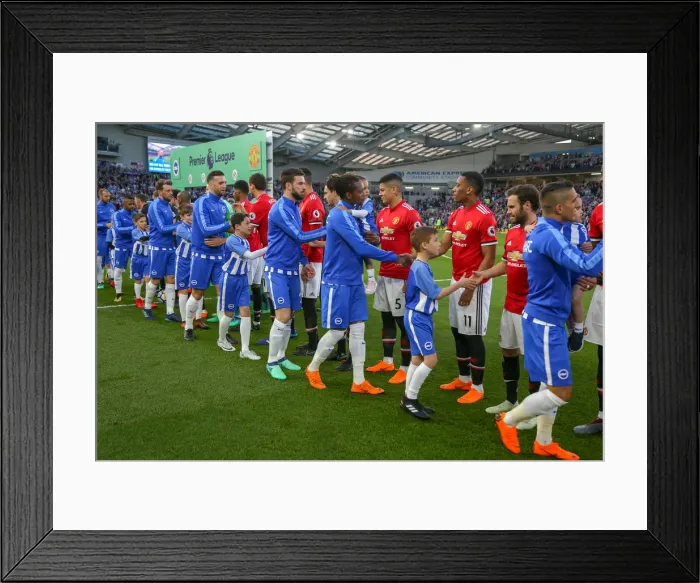 Framed Print : Mascots - Man Utd-9953 Framed Print : Mascots - Man Utd-9953