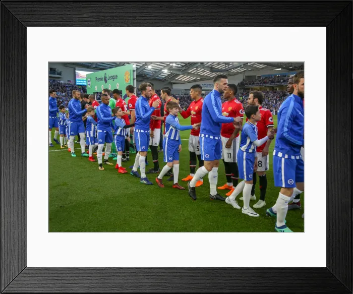 Framed Print : Mascots - Man Utd-9957 Framed Print : Mascots - Man Utd-9957