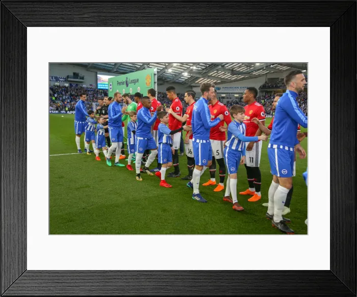 Framed Print : Mascots - Man Utd-9958 Framed Print : Mascots - Man Utd-9958