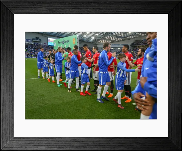 Framed Print : Mascots - Man Utd-9959 Framed Print : Mascots - Man Utd-9959