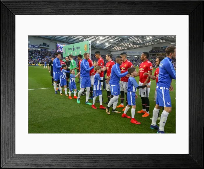 Framed Print : Mascots - Man Utd-9960 Framed Print : Mascots - Man Utd-9960