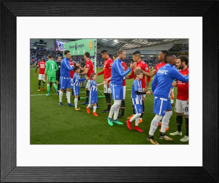 Framed Print : Mascots - Man Utd-9962 Framed Print : Mascots - Man Utd-9962