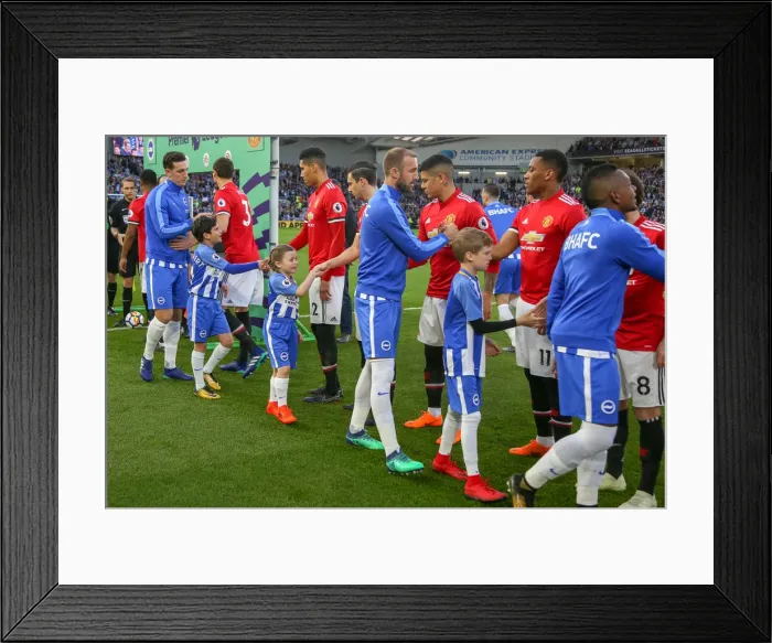 Framed Print : Mascots - Man Utd-9963 Framed Print : Mascots - Man Utd-9963